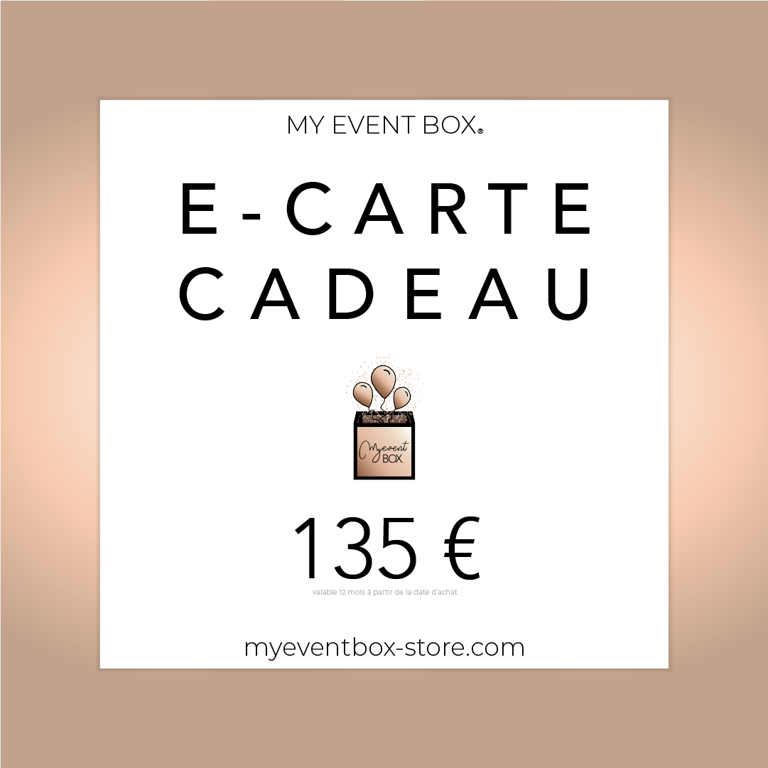 E-Carte cadeau My Event Box ®