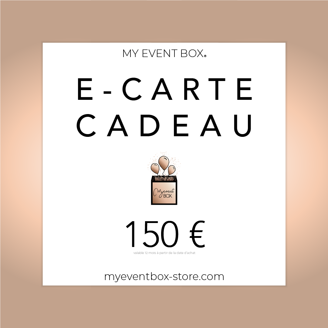 E-Carte cadeau My Event Box ®