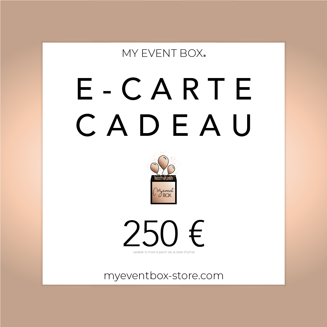 E-Carte cadeau My Event Box ®