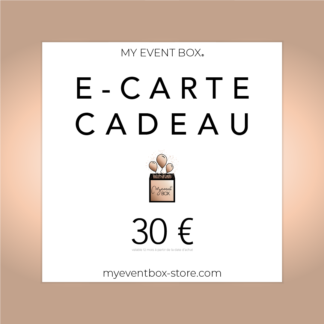 E-Carte cadeau My Event Box ®
