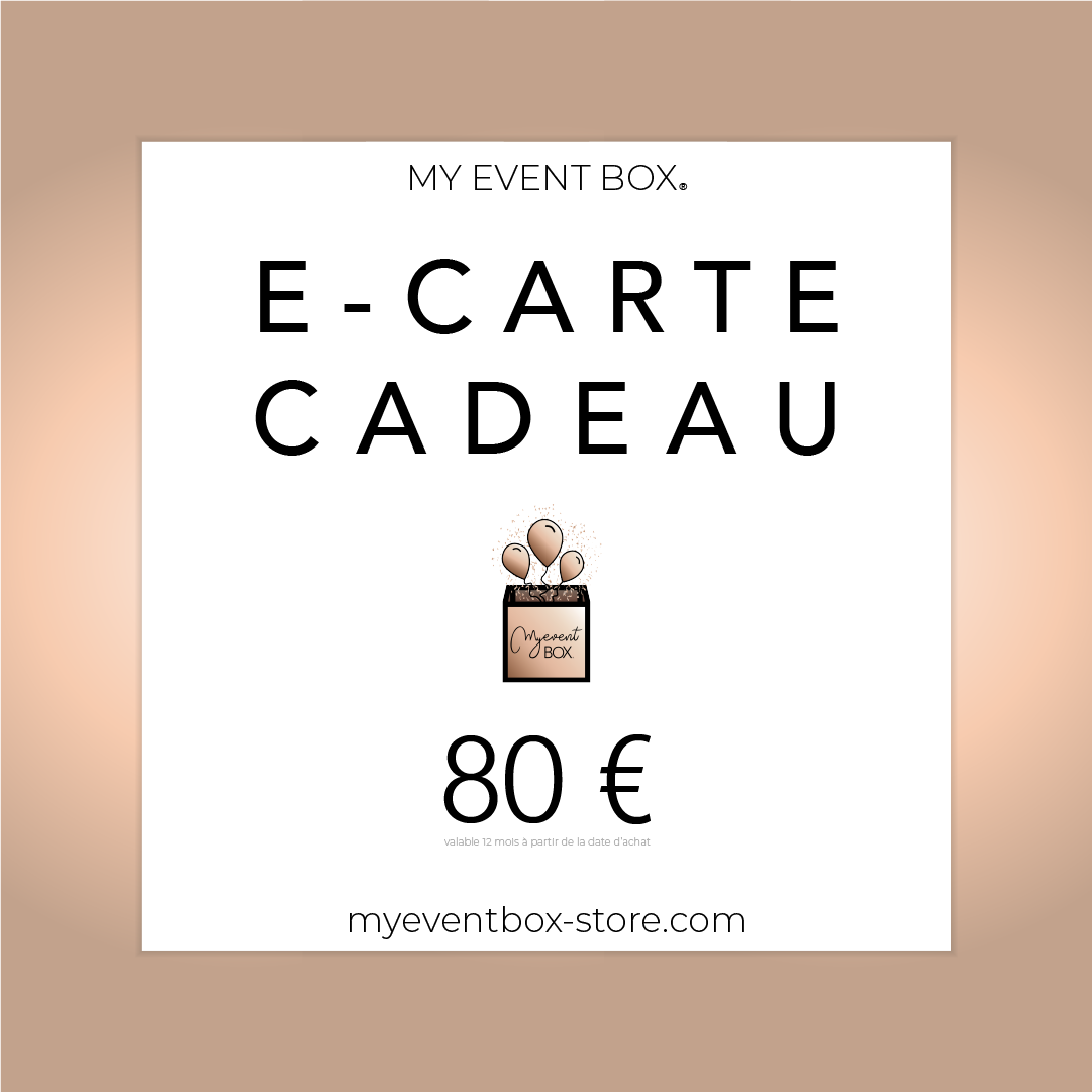 E-Carte cadeau My Event Box ®